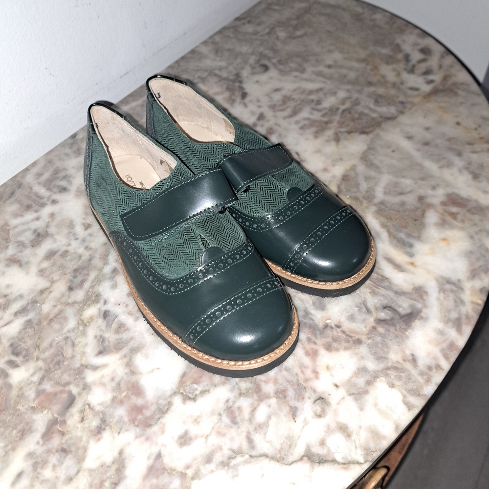 Chupetin Kids Boys Green Dress Shoes Size 33 (US 2) New Unboxed